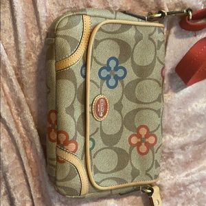 Crossbody Coach bag.